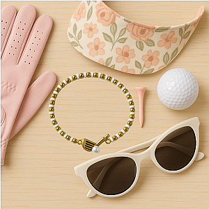 Golf Club Beaded Bracelet