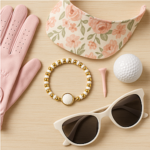 Golf Ball Beaded Bracelet