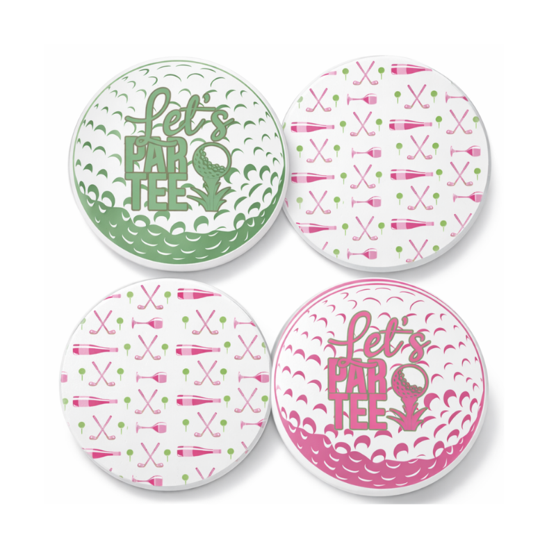 Golf Ceramic Coasters