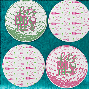 Golf Ceramic Coasters