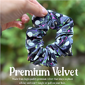 Golf Premium Velvet Scrunchie