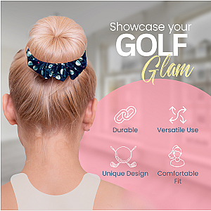 Golf Premium Velvet Scrunchie