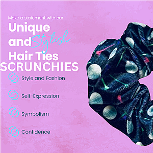 Golf Premium Velvet Scrunchie