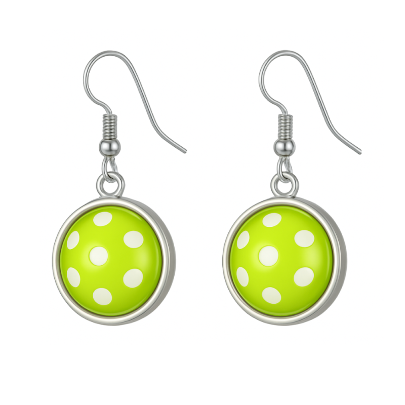 Pickleball Ball Dangle Earrings