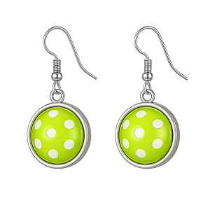 Pickleball Ball Dangle Earrings