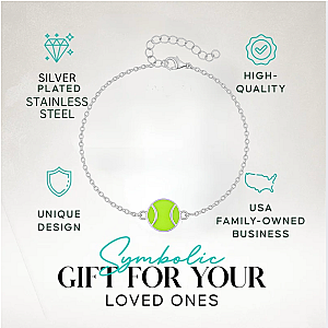 Tennis Ball Chain Bracelet- Pick Style