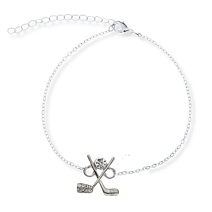 Golf Charm Chain Bracelet