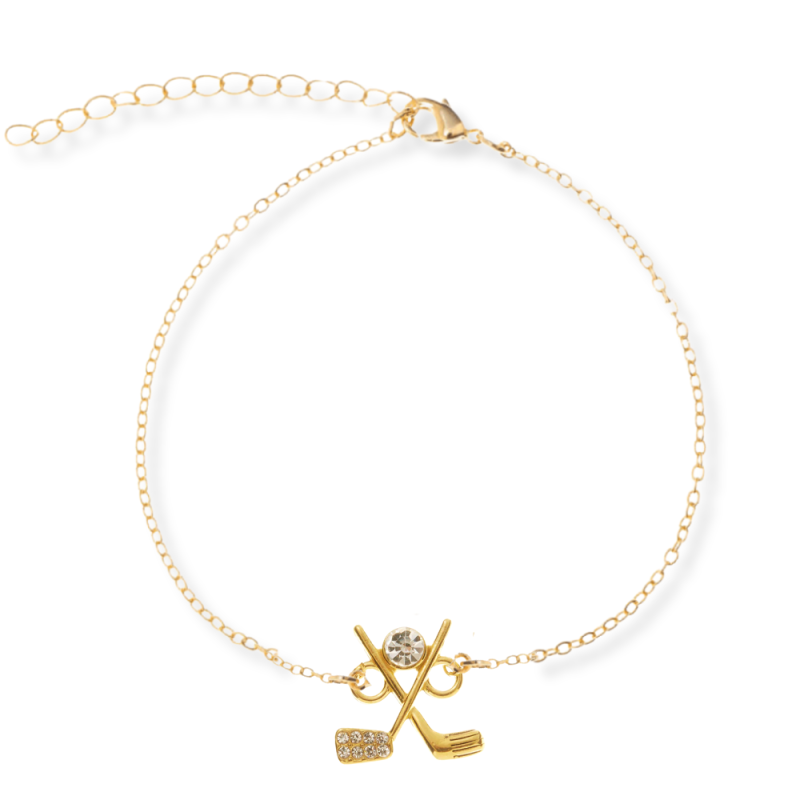 Golf Charm Chain Bracelet