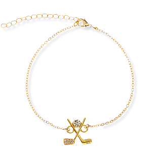 Golf Charm Chain Bracelet