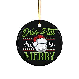 Golf Ornament, Drive, Putt and Be Merry
