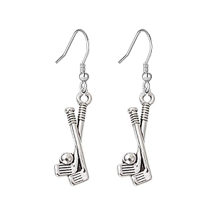 Golf Club Earrings