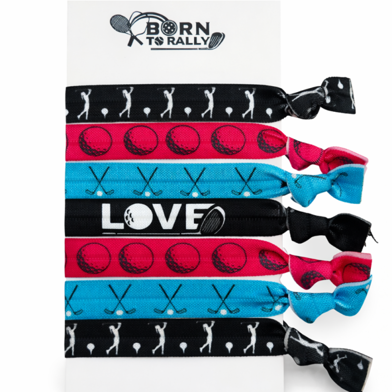 Girls Golf Hair Ties