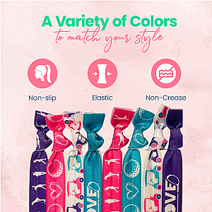 Golf Love Hair Ties