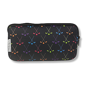 Golf Black Cosmetic Bag