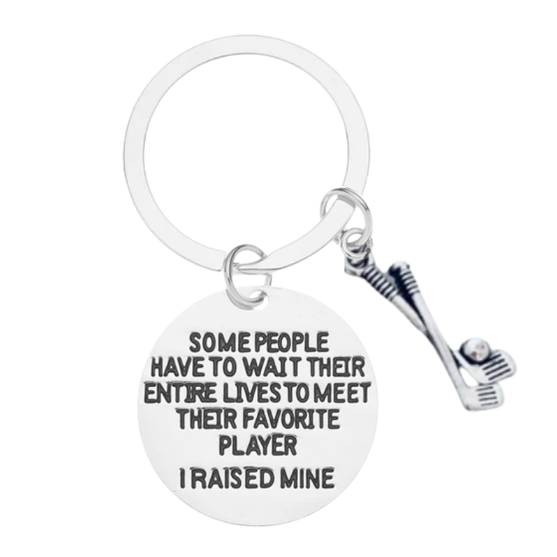 Golf Favorite Player Keychain for Mom and Dad