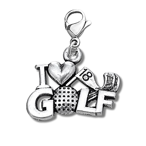 Golf Clip On Zipper Pull- Pick Style