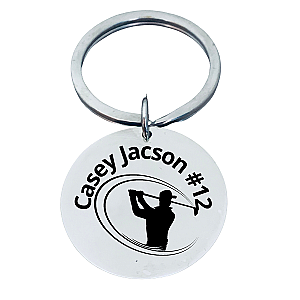 Personalized Golf Keychain