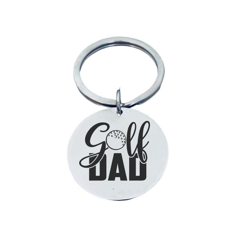 Golf Dad Keychain