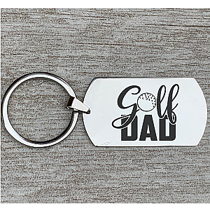 Golf Dad Keychain