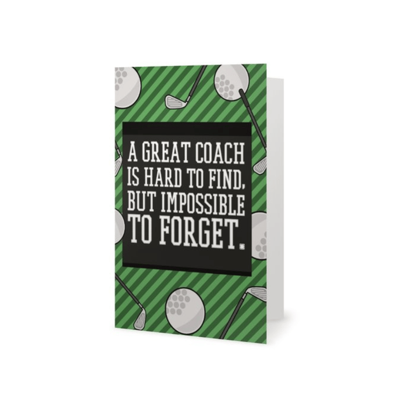 Golf Coach Card