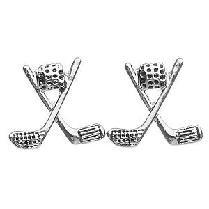 Golf Charm Stud Earrings