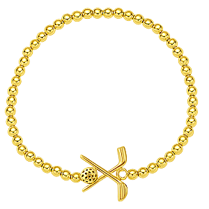 Golf Beaded Bracelet- Pick Color