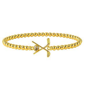 Golf Beaded Bracelet- Pick Color