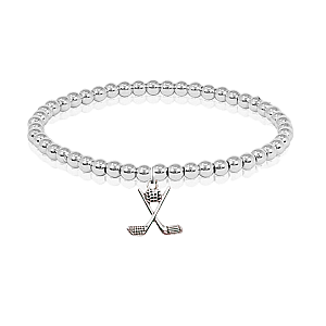 Golf Beaded Charm Bracelet