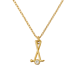 Golf Club Charm Necklace