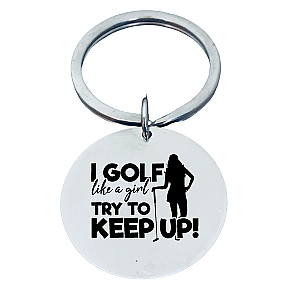 Golf Keychain - Golf Like A Girl