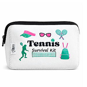 Tennis Survival Cosmetic Bag