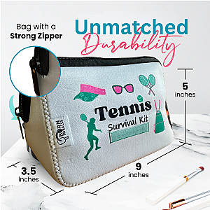 Tennis Survival Cosmetic Bag