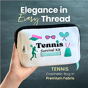 Tennis Survival Cosmetic Bag