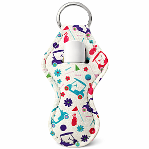 Golf Chapstick Holder Keychain