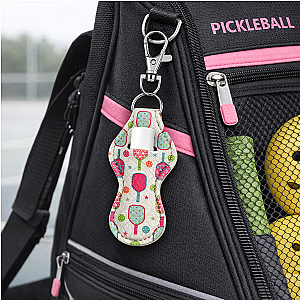 Pickleball Stars Chapstick Holder Keychain