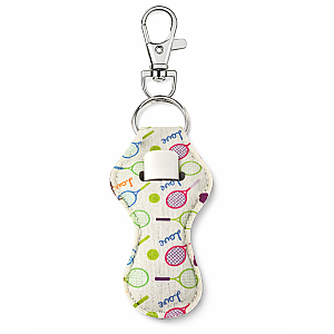 Tennis Love Chapstick Holder Keychain