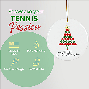 Tennis Christmas Tree Ornament