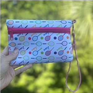 Tennis Wristlet Clutch Gift Set