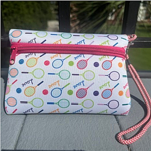 Tennis Wristlet Clutch Gift Set