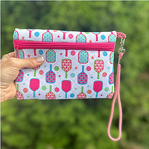 Pickleball Wristlet Clutch Gift Set Bundle
