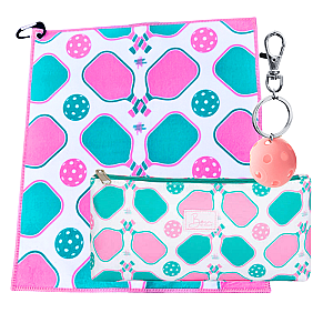 Pickleball Pastel Cosmetic Bag Gift Sets