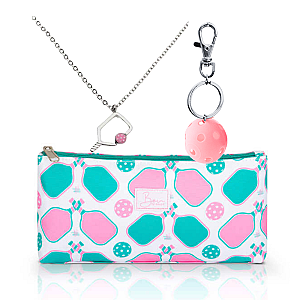 Pickleball Pastel Cosmetic Bag Gift Sets