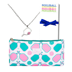 Pickleball Pastel Cosmetic Bag Gift Sets