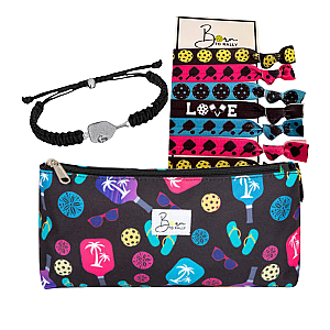 Pickleball Tropical Cosmetic Bag Gift Sets