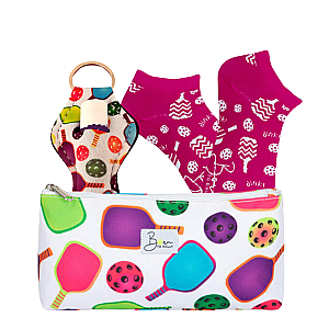 Pickleball Multi Paddle Cosmetic Bag Gift Bundle