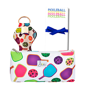 Pickleball Multi Paddle Cosmetic Bag Gift Bundle