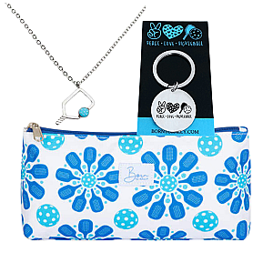 Pickleball Flower Gift Set Bundle