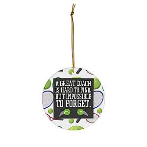 Great Tennis Coach Ornament