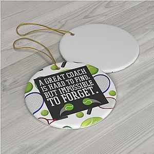 Great Tennis Coach Ornament