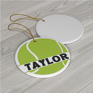 Personalized Tennis Ball Ornament